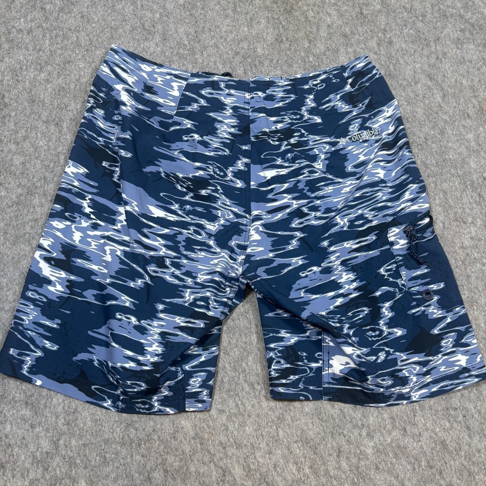 Columbia PFG Shorts Men's Size 32 Bru-Conic Swim Trunks Performance Fishing Gear - Picture 2 of 7